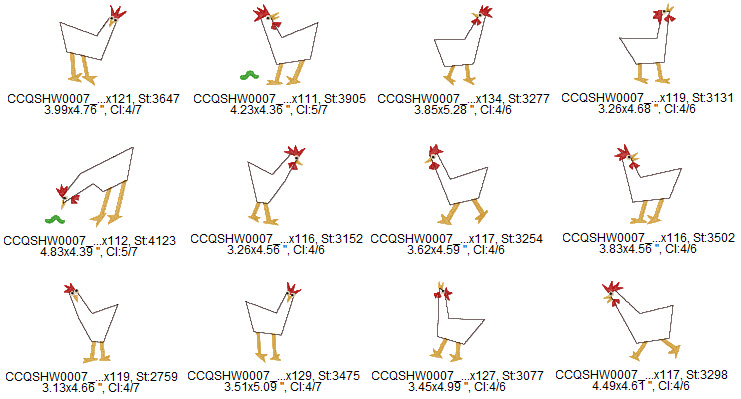 silly chickens
