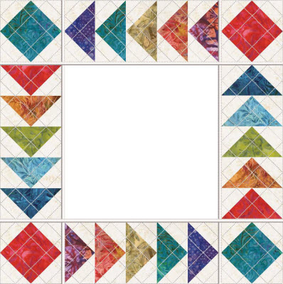 5 flying geese and more quilt set